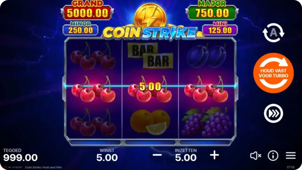 Pile of Gold Functie Coin Strike