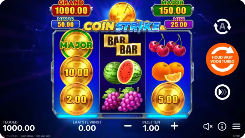 Thema en Grafische Vormgeving Coin Strike