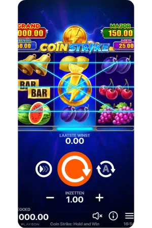 Coin Strike gratis nog een winst op het scherm