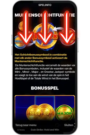 Coin Strike gratis spelregels en functies bekijken
